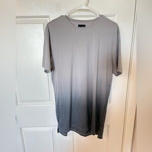 Cuts Granite Dip Dye Crew Split Hem Tee